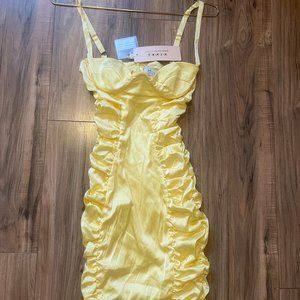 OH POLLY- YELLOW STRAPPY  DRESS